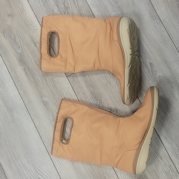 Timberland Golden Nylon Pull On Wedge Rain Boots Size 9 - Picture 3 of 9